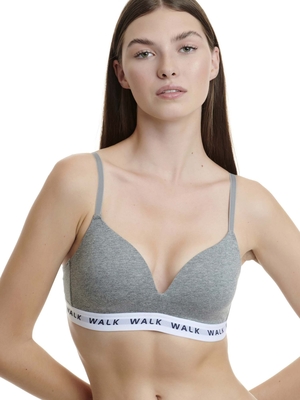 Cotton comfort bra with elastic underband